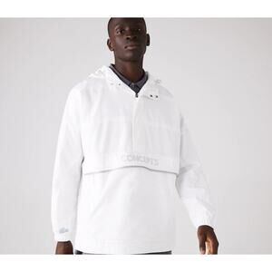 Lacoste X Concepts Collab Repellent White Windbreaker Men’s Size XL